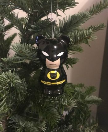Ourson super-héros boule de Noël 🎅 