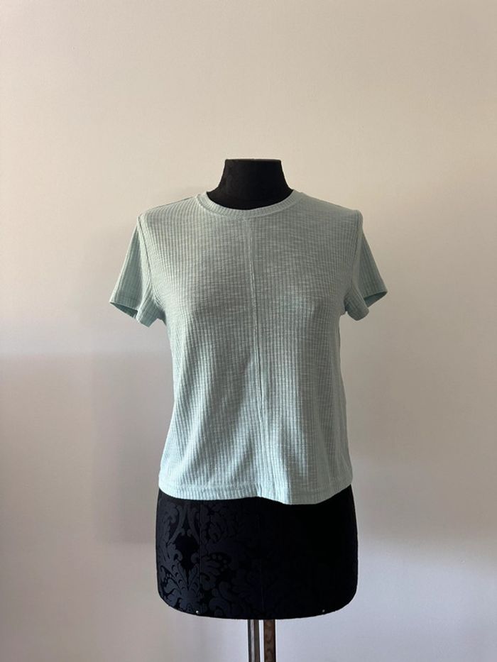 T-shirt Bleu vert - photo numéro 2