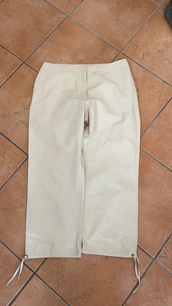 Pantacourt beige T3 Dorotennis