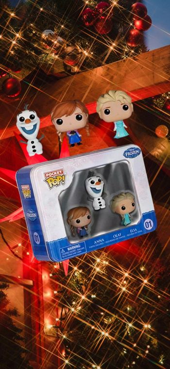 Coffret boite metallic collections pop funko edition Disney princess frozen 01 neuf sous blister