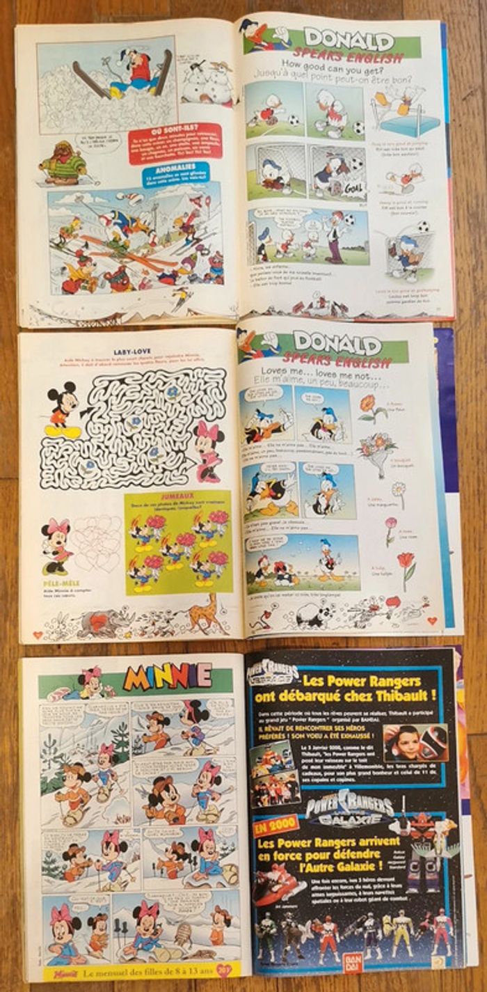 Lot 3 journaux mickey Toy story 2 avec poster 2000 vintage - photo numéro 11
