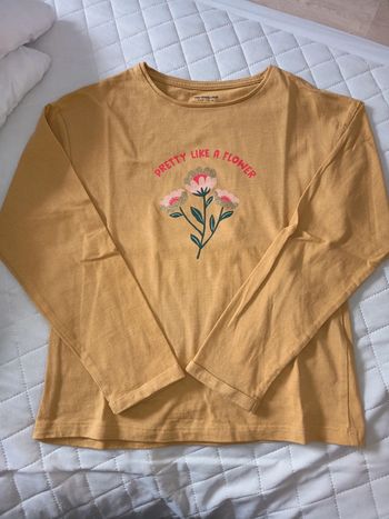 Tee shirt ML Vertbaudet fille 8 ans