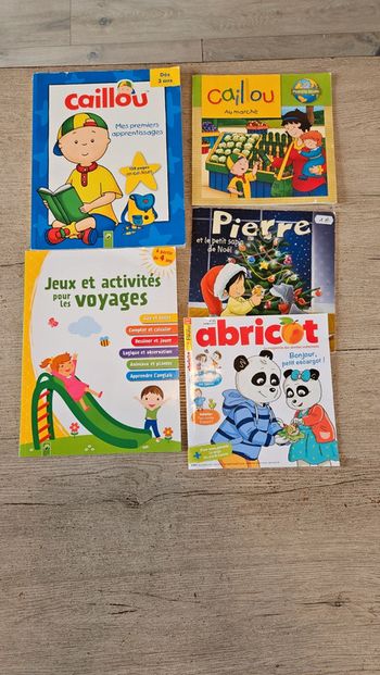 Lot de 5 livres (histoires, activités) pour enfants de 3 à 5 ans