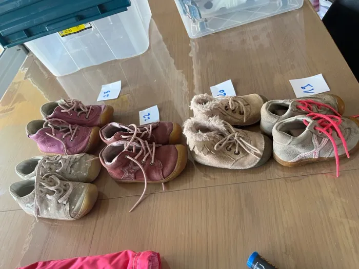 Lot chaussures souple 19 au 23 premier pas fille - photo numéro 6