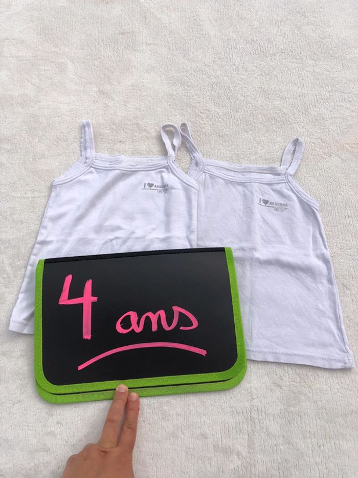 Débardeur maillot de corps 4 ans