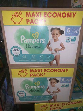 2 carton couche Pampers taille 5 
