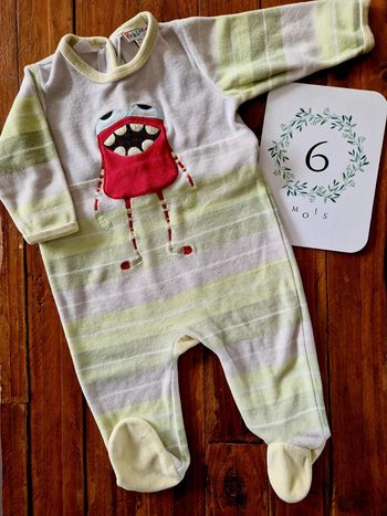 Pyjama velours 6 mois