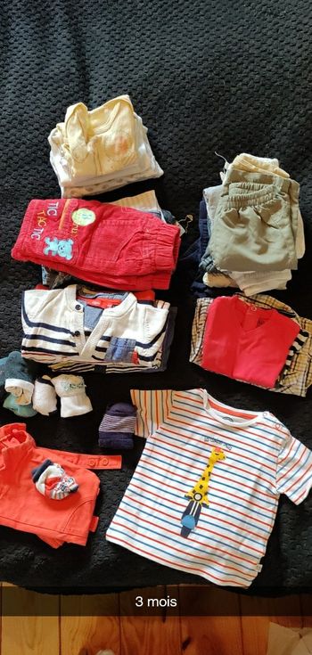 Lot 3 mois garçon
