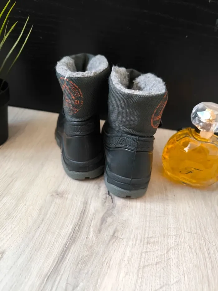 Bottes boots d’hiver enfant kimberfeel, pointure 21, doublées et antichoc - photo numéro 6