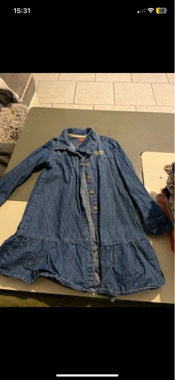 Robe fille manches longues