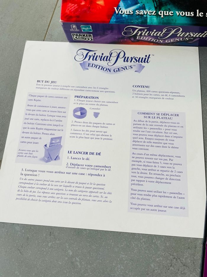 Jeu de société Trivial Pursuit Genus - photo numéro 3