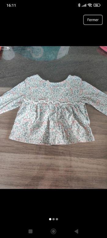 Lot de 4 hauts manches longues 3 mois