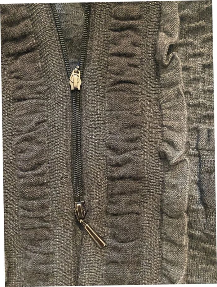 Veste 100% laine grise Stizzoli taille 48 (44 FR) - photo numéro 5