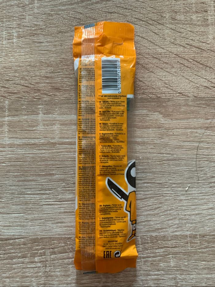 4 stylos bic vert - photo numéro 2