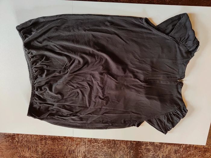 Tee-shirt marron manches courtes - photo numéro 2