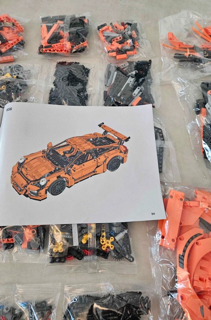 Set de construction Porsche 911 GT3 RS MOC Technic – Compatible avec LEGO 42056 - photo numéro 2