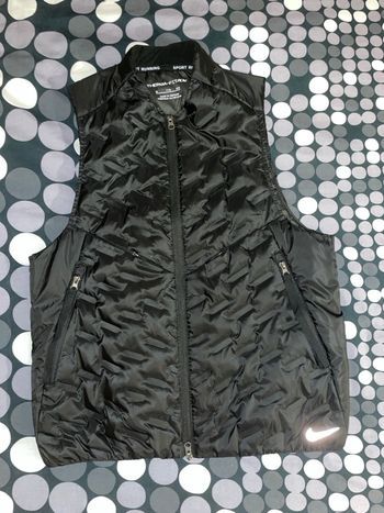 Nike running therma- fit doudoune sans manche noire