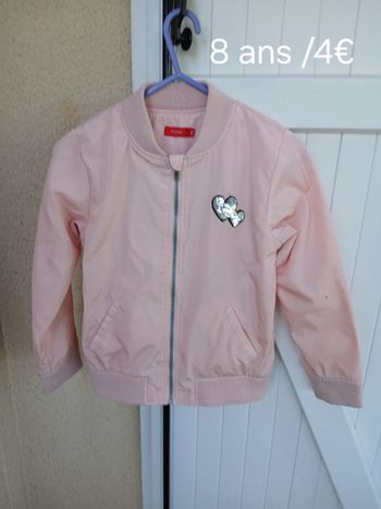 Blouson aviateur filles tissaia taille 8 ans