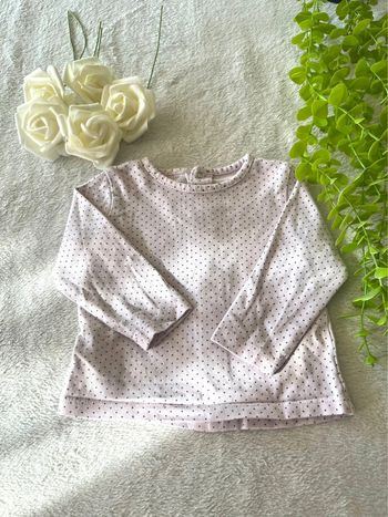 Très beau haut à longue manche bébé fille
