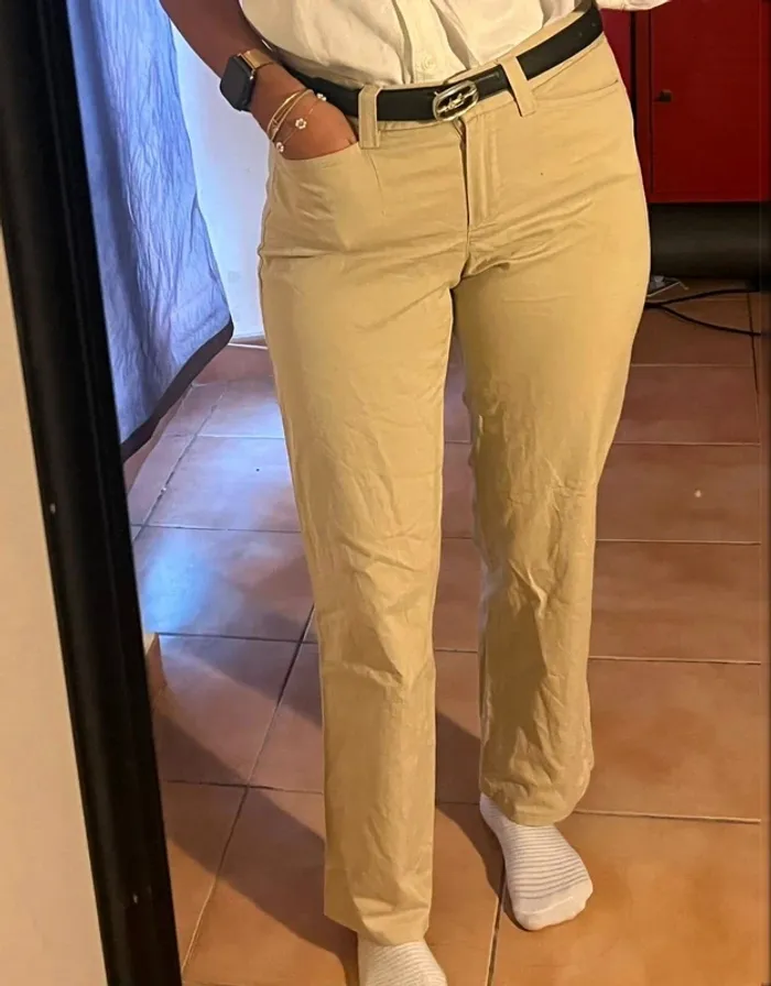 Superbe pantalon chic bureau - taille 38 - quasi neuf - massimo dutti