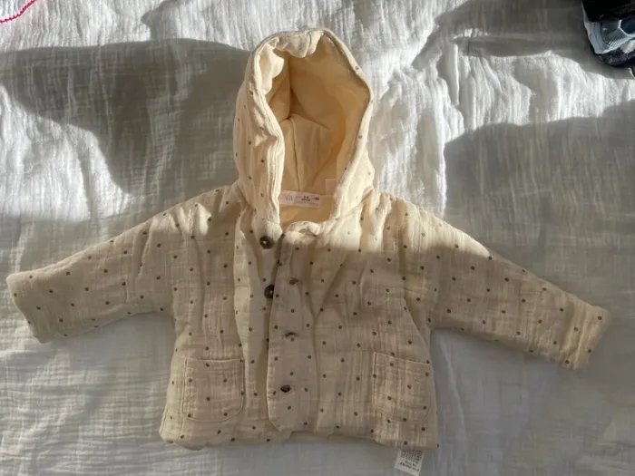 Veste Gaze de coton 3/6 mois Zara neuve
