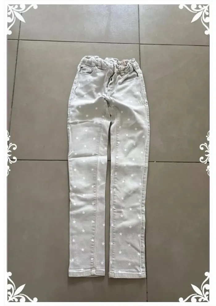 Pantalon slim enfant fille taille 8 ans Monoprix kids - photo numéro 3