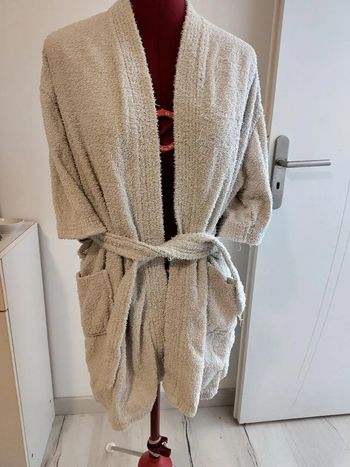 Peignoir blanc enfant 6 à 8 ans