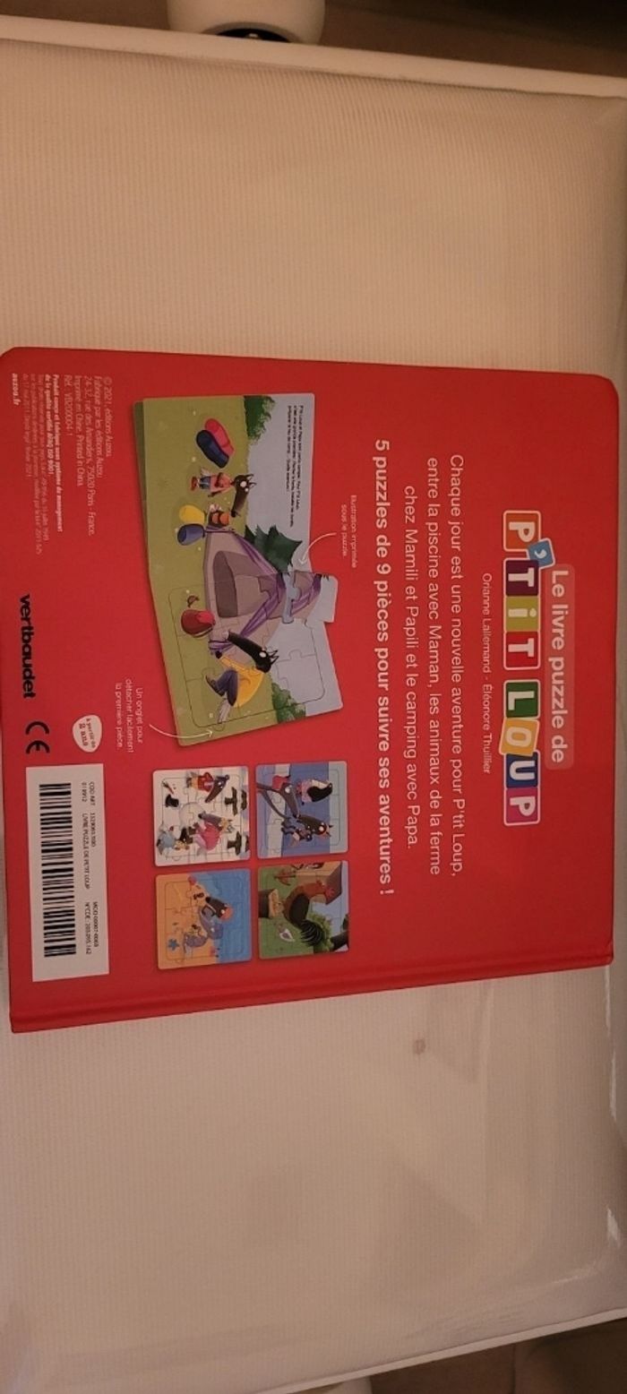 Livre puzzle Petit Loup - photo numéro 2