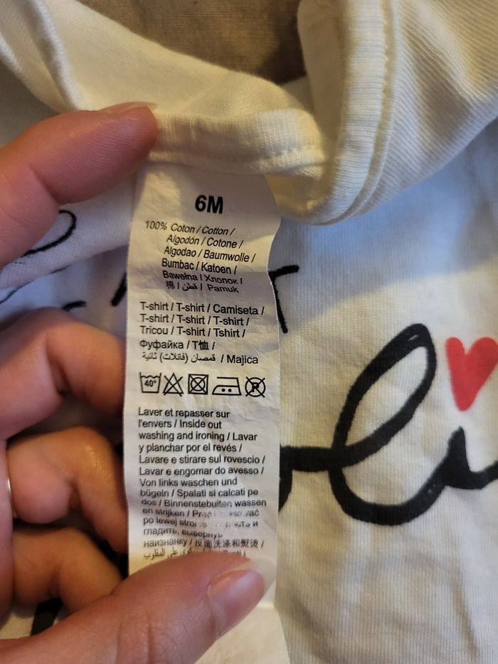 Tee-shirt fille 6 mois - photo numéro 2