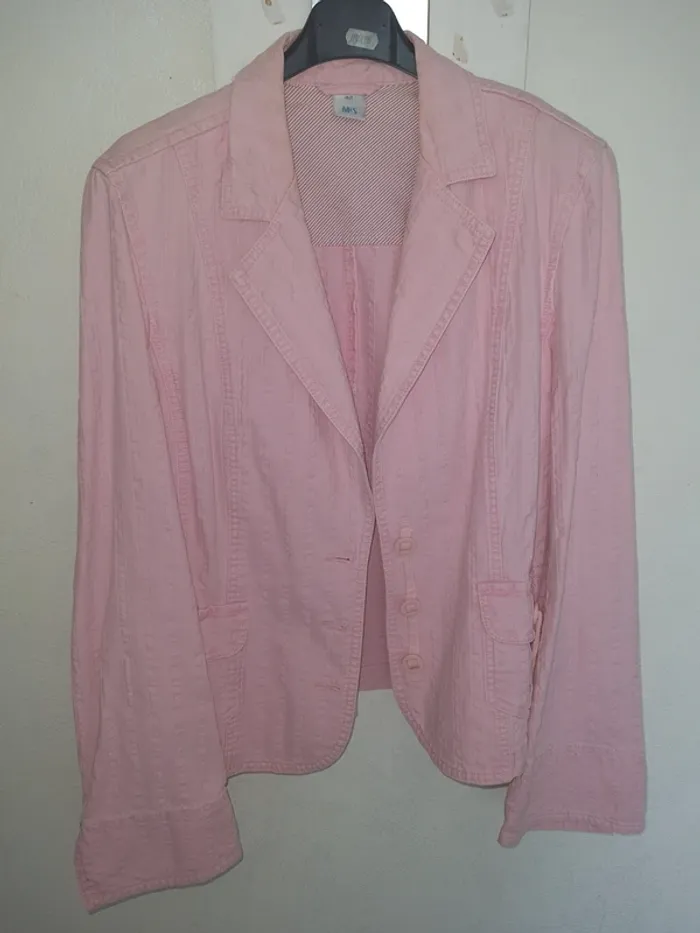 🌸 Veste stylée rose 42/44