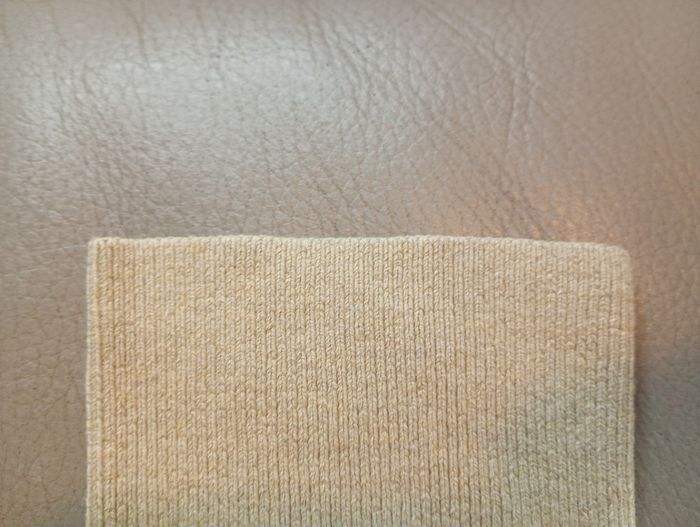 Pull Tommy Hilfiger beige col V – taille M – coton et lin - photo numéro 6