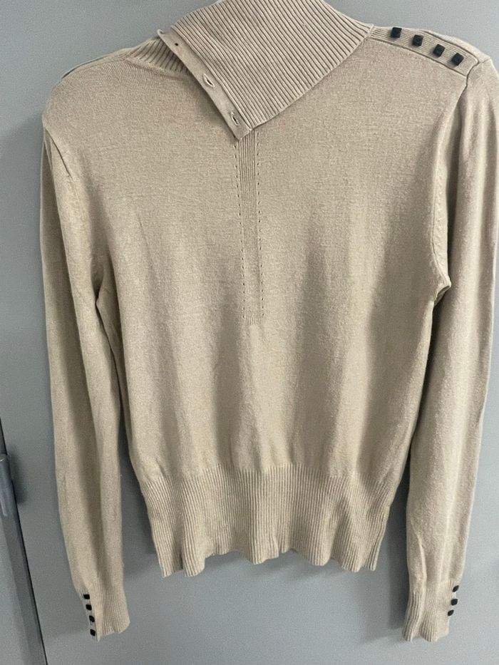 Pull hiver beige - photo numéro 10