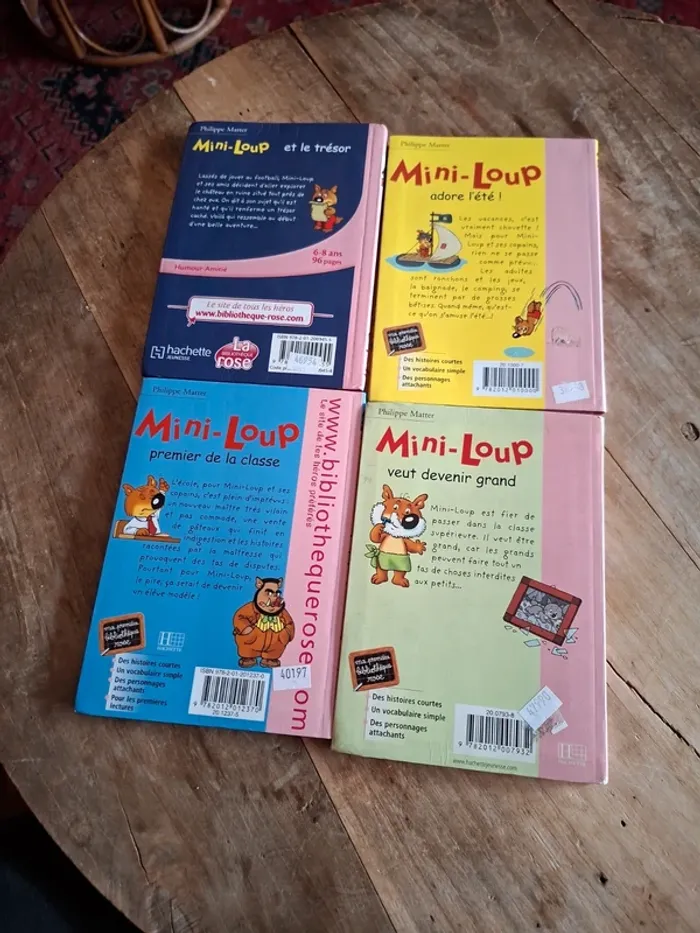 Lot de 4 livres Mini-Loup première lecture - photo numéro 4