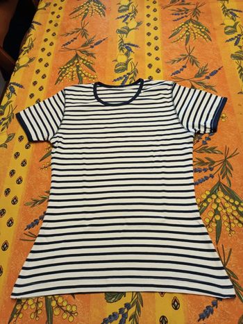 Tee shirt marinière femme taille 3