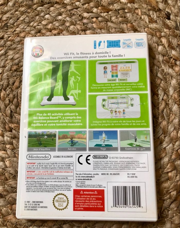 💜 Jeu balance board avec jeu Wii fit sur Wii 💜 - photo numéro 4