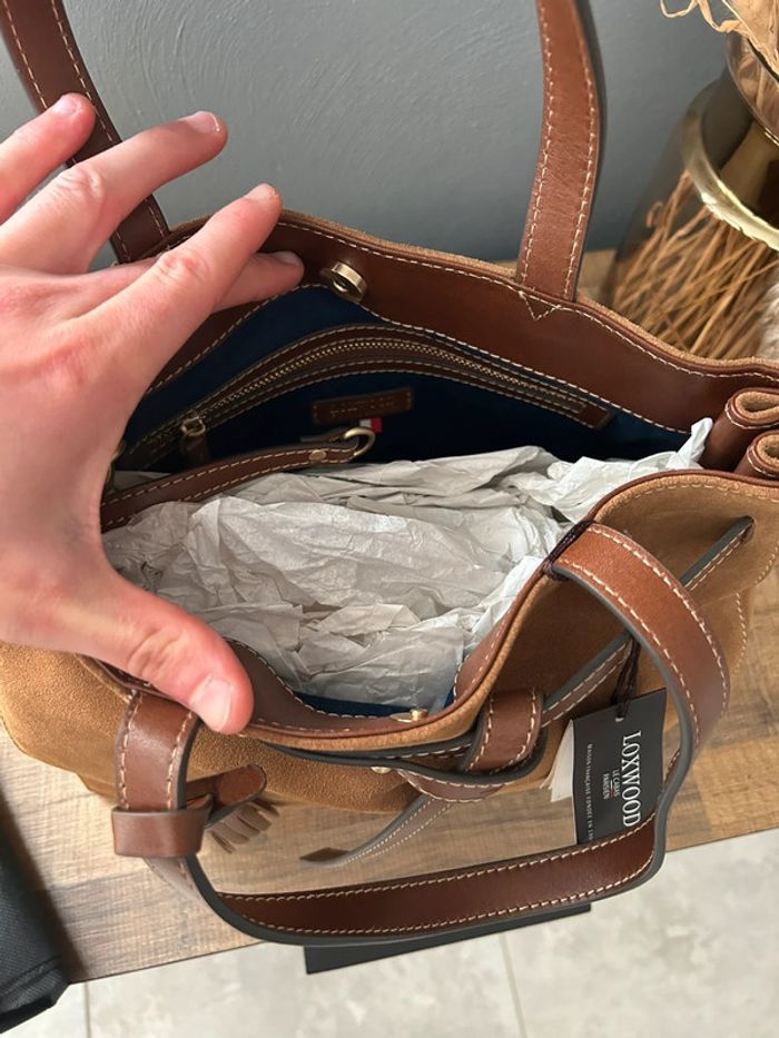 Sac cabas / bandoulière Loxwood Cognac Neuf - photo numéro 6