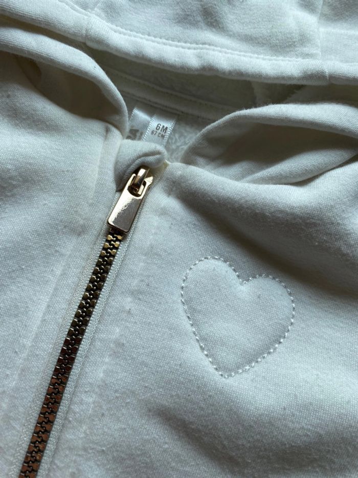 Gilet molletonné zippé blanc Orchestra - photo numéro 6