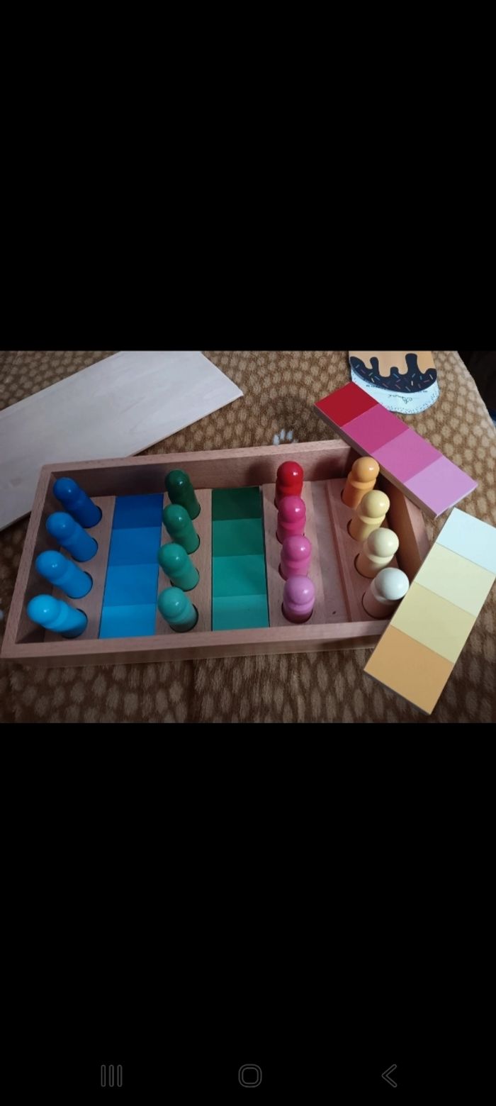 Boite des nuance de couleurs