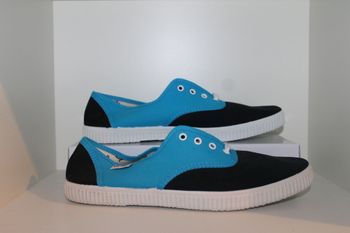 baskets victoria noire et bleue 41