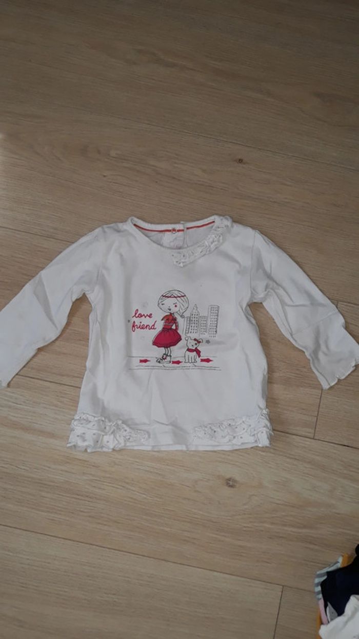 Tee-shirt ml t 12 mois