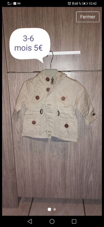 Veste 3-6mois