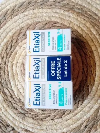 3 roll-on Etiaxil détranspirant peaux sensibles