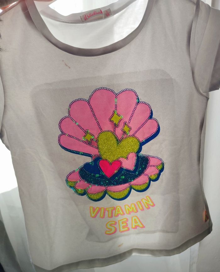 Tee shirt top 8 ans billieblush mode été - photo numéro 5