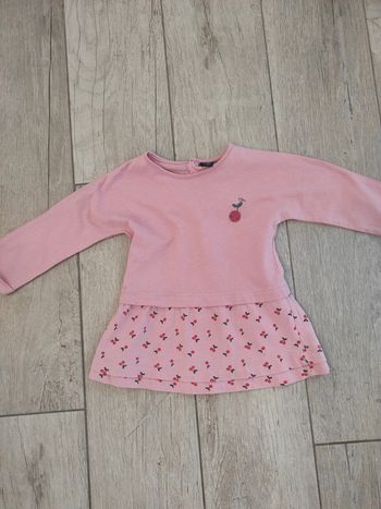 Robe cerise 18 mois