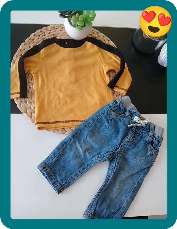 Ensemble Tape à l'oeil Garçon Taille 3 mois🌿🦁 - photo numéro 6