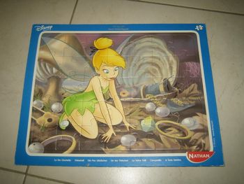 puzzle la fée clochette avec contour 35 pièces