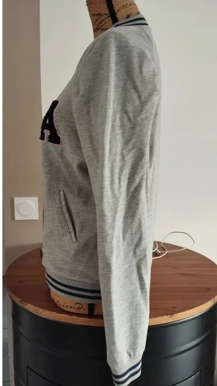 Gilet Pimkie gris taille m femme - photo numéro 5