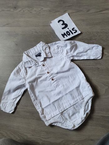 Chemise body 3mois