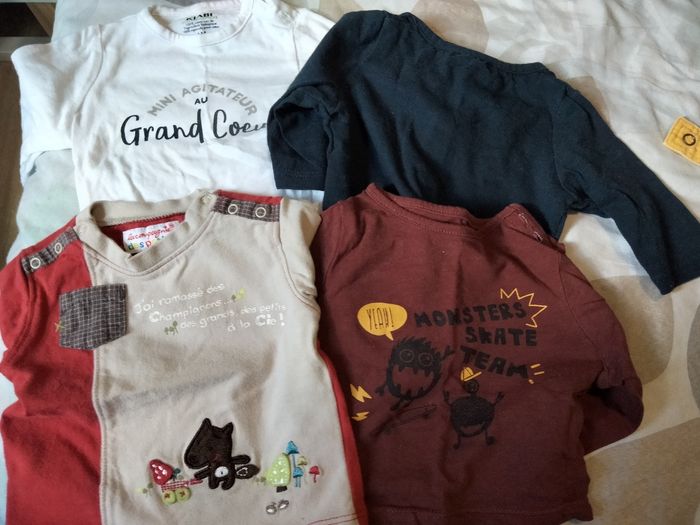 Tee shirt manches longues 1 moi