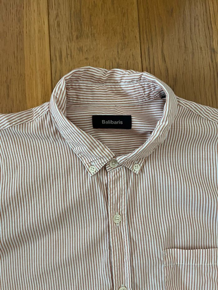 👔 Chemise homme classique à rayures Balibaris – Taille L – Très bon état - photo numéro 2
